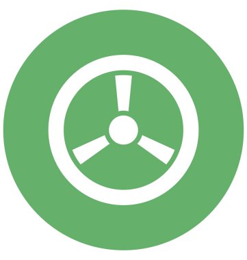 Kolayca değiştirilebilir veya herhangi bir renkte düzenleme otomotiv vektör simgesi