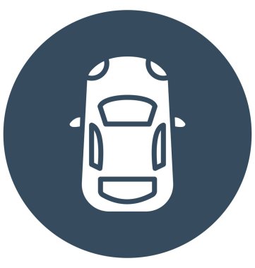  Kolayca değiştirilebilir veya herhangi bir renkte düzenleme lüks araba vektör simgesi