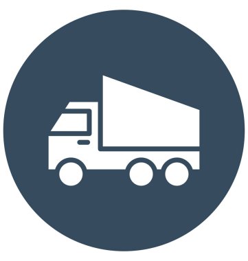 Kolayca değiştirilebilir veya herhangi bir renkte düzenlemek teslim vektör simgesi