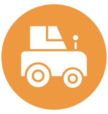 Kolayca değiştirilebilir veya herhangi bir renkte düzenleme inşaat vektör simgesi 