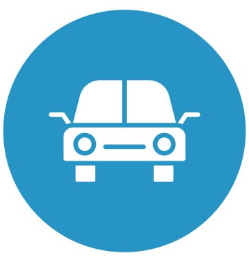 Kolayca değiştirilebilir veya herhangi bir renkte düzenlemek otomatik vektör simgesi