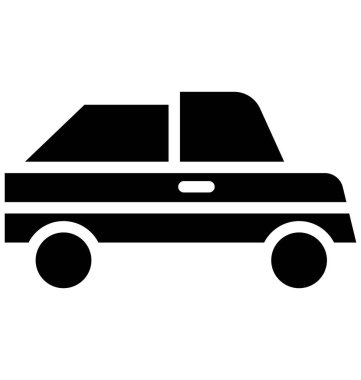 Kolayca değiştirilebilir veya herhangi bir renkte düzenleme kargo vektör simgesi