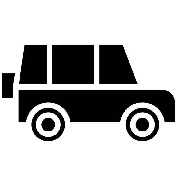 Automobile Vector Icon Which Can Easily Modified Edit Any Color — Stock Vector