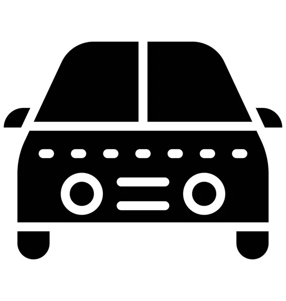 Cab Vector Icon Die Moeiteloos Kan Worden Gewijzigd Bewerken Elke — Stockvector