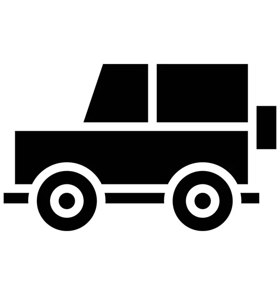 Automobile Vector Icon Which Can Easily Modified Edit Any Color — Stock Vector