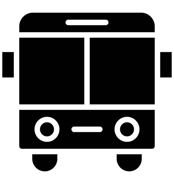 Bus Vector Icon Which Can Easily Modified Edit Any Color — Stock Vector