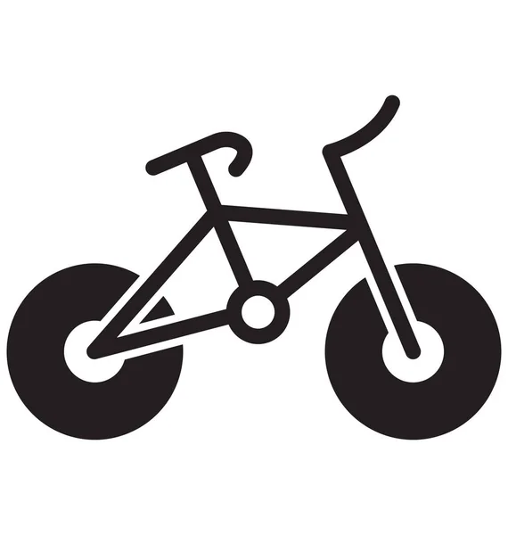Bicicleta Icono Del Vector Que Puede Modificar Editar Fácilmente Cualquier — Vector de stock