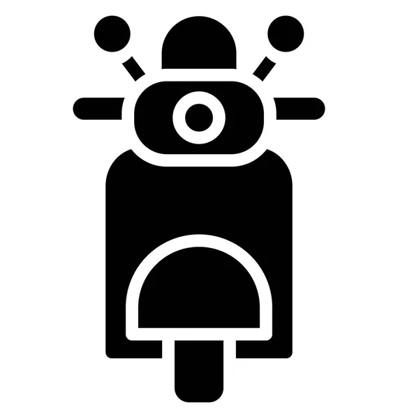 Motorfiets Vector Icon Die Moeiteloos Kan Worden Gewijzigd Bewerken Elke — Stockvector