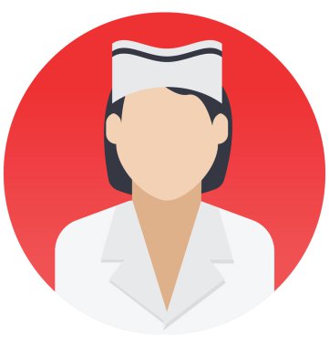 Kolayca değiştirebilirsiniz hemşire vektör çizim simgesini veya Düzenle