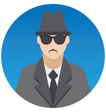 Kolayca değiştirebilirsiniz hacker vektör çizim simgesini veya Düzenle
