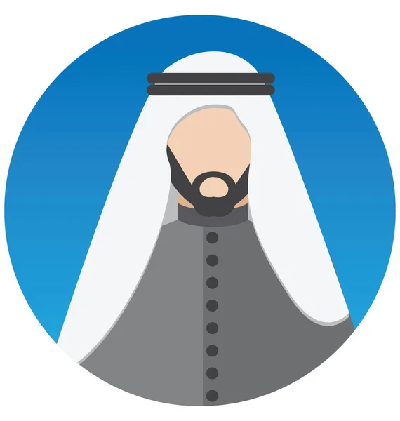 Arabian Vector Illustration Icon Which Can Easily Modify Edit — Stock Vector