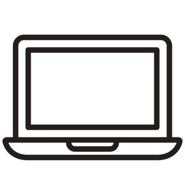 Kolayca düzenlemek veya değiştirmek bilgisayar izole vektör simge