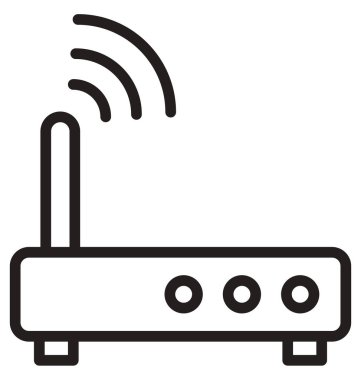 Kolayca düzenlemek veya değiştirmek Internet izole vektör simge