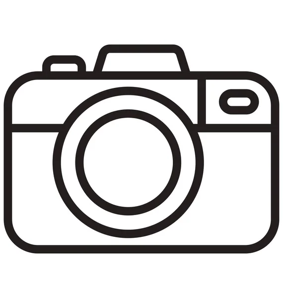 Εικονίδιο Απομονωμένες Διάνυσμα Φωτογραφική Μηχανή Που Μπορεί Εύκολα Τροποποιήσετε Επεξεργαστείτε — Διανυσματικό Αρχείο