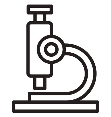 Kolayca düzenlemek veya değiştirmek mikroskop izole vektör simge