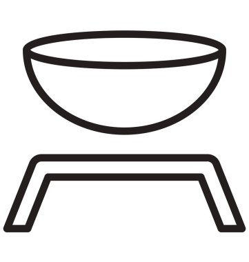 Kabı ayağa kolayca düzenlemek veya değiştirmek izole vektör simge