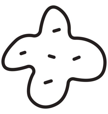 Kolayca düzenlemek veya değiştirmek bakteri izole vektör simge