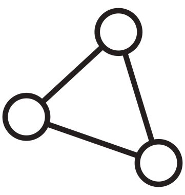 Kolayca düzenlemek veya değiştirmek atom izole vektör simge