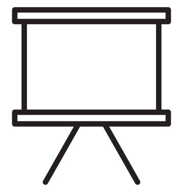 Kolayca düzenlemek veya değiştirmek yazı tahtası izole vektör simge