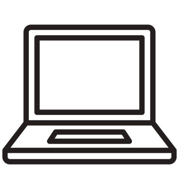 Kolayca düzenlemek veya değiştirmek bilgisayar izole vektör simge