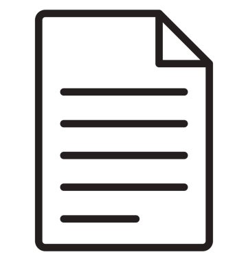 Kolayca düzenlemek veya değiştirmek sözleşme izole vektör simge