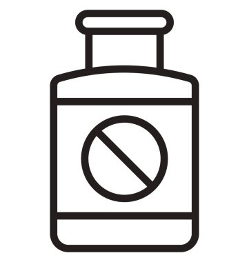 Kolayca düzenlemek veya değiştirmek tıbbi tedavi izole vektör simge