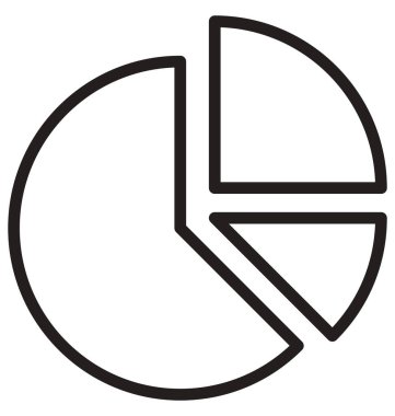 Kolayca düzenlemek veya değiştirmek analytics izole vektör simge