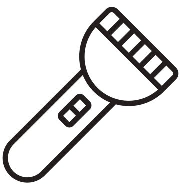 Kolayca düzenlemek veya değiştirmek elektrik ışığı izole vektör simgesi