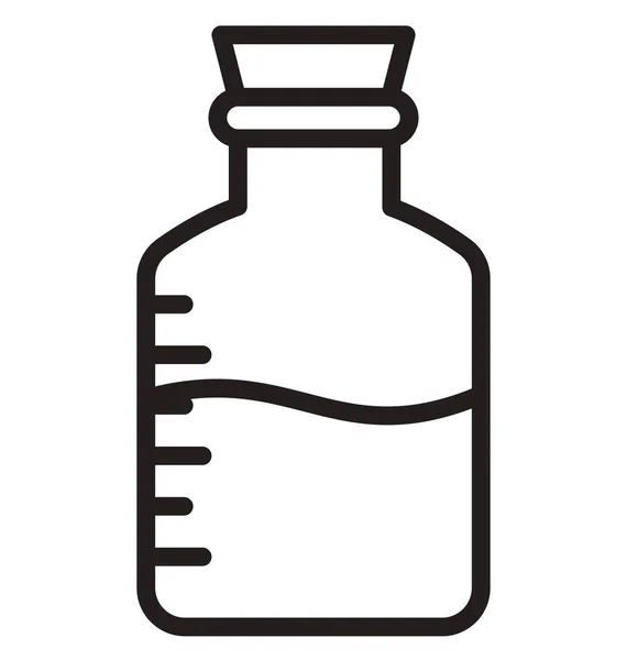 Isolato Bottiglia Icona Vettoriale Che Può Facilmente Modificare Modificare — Vettoriale Stock