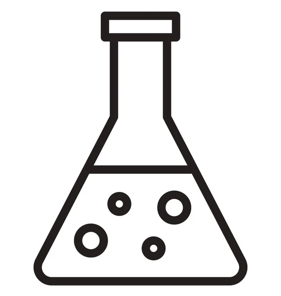 Flacon Conique Isolé Icône Vectorielle Qui Peut Facilement Modifier Modifier — Image vectorielle