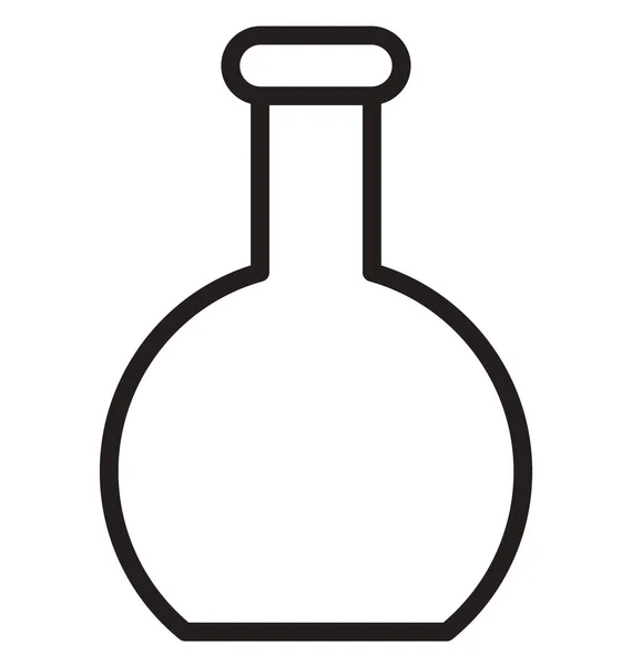 Conical Flask Isolated Vector Icon Can Easily Modify Edit — Stock Vector