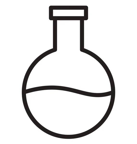 锥形烧瓶隔离矢量图标 可以轻松修改或编辑 — 图库矢量图片
