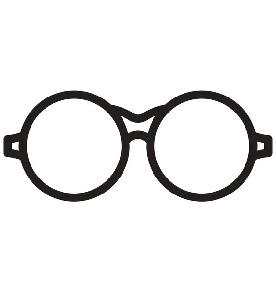 Gafas Graduadas Icono Vector Aislado Que Puede Modificar Editar Fácilmente — Vector de stock