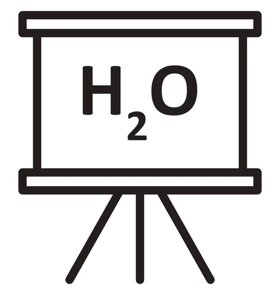 Fórmula Química Icono Vector Aislado Que Puede Modificar Editar Fácilmente — Archivo Imágenes Vectoriales