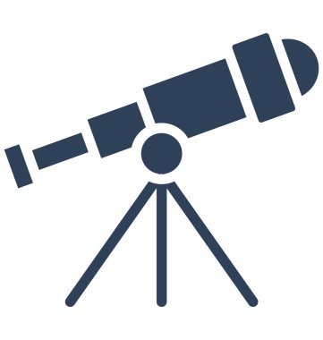 Kolayca düzenlemek veya değiştirmek astronomi izole vektör simge