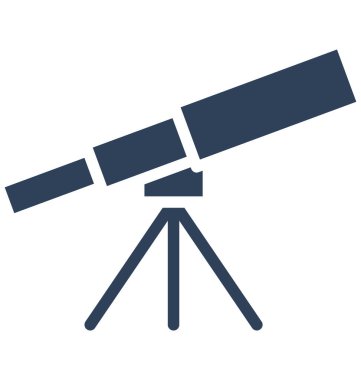 Kolayca düzenlemek veya değiştirmek astronomi izole vektör simge