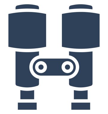 Kolayca düzenlemek veya değiştirmek dürbün izole vektör simgesi