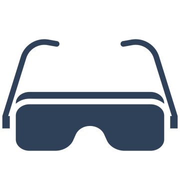 Kolayca düzenlemek veya değiştirmek göz çerçevesi izole vektör simgesi