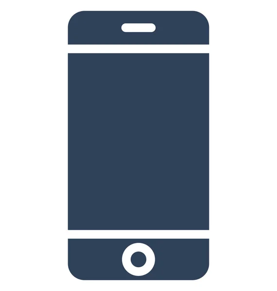 Cell Phone Isolated Vector Icon Can Easily Modify Edit — Stock Vector