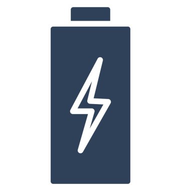  Pil izole vektör simgesi kolayca düzenlemek veya değiştirmek