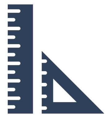 Derece kare izole vektör simge kolayca düzenlemek veya değiştirmek