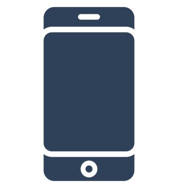 Kolayca düzenlemek veya değiştirmek cep telefonu izole vektör simge