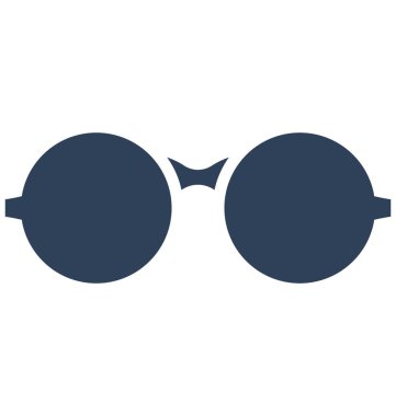 Kolayca düzenlemek veya değiştirmek gözlük izole vektör simge