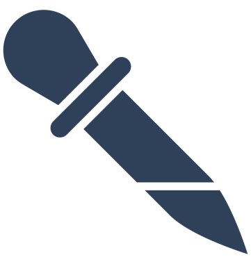 Kolayca düzenlemek veya değiştirmek kimyasal damlalık izole vektör simge