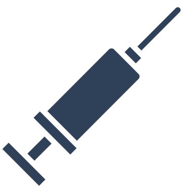 Kolayca düzenlemek veya değiştirmek enjeksiyon izole vektör simge