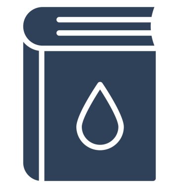 Kolayca düzenlemek veya değiştirmek kimya kitabı izole vektör simgesi