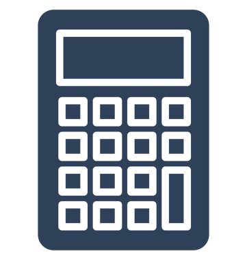 İzole vektör simge muhasebe kolayca düzenlemek veya değiştirmek