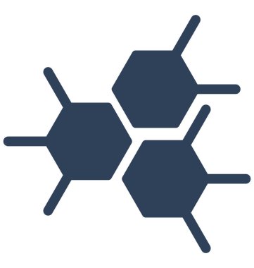  Kolayca düzenlemek veya değiştirmek atom izole vektör simge