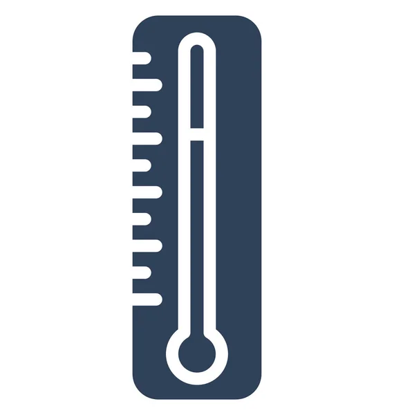 Digital Thermometer Isolated Vector Icon Can Easily Modify Edit — Stock Vector