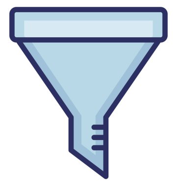 Kolayca düzenlemek veya değiştirmek koni izole vektör simge